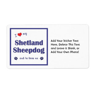 I Love My Shetland Sheepdog (Male Dog)