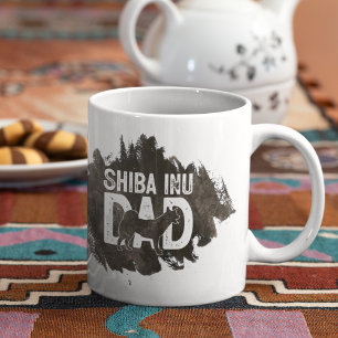 I Love My Shiba Inu Dog Pet Glowing Heart Coffee Mug