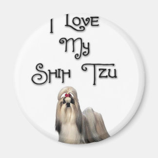 I Love My Shih Tzu Magnet