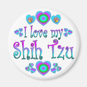 I Love My Shih Tzu Magnet