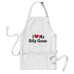 I Love My Silly Goose Standard Apron