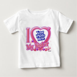 I Love My Sister pink/purple - photo Baby T-Shirt