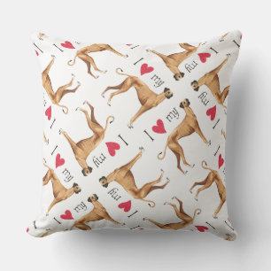I love my Sloughi Throw Pillow