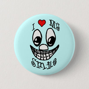 I Love My Smile 2 Inch Round Button