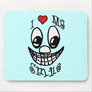 I Love My Smile Mouse Pad