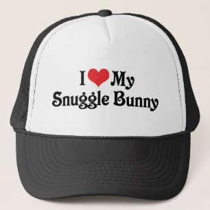 I Love My Snuggle Bunny Trucker Hat