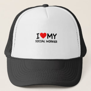 I love my Social Worker Trucker Hat