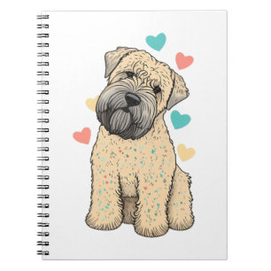 I Love My Soft Coated Wheaten Terrier Dog Heart Notebook