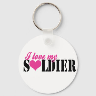 I love my Soldier Keychain