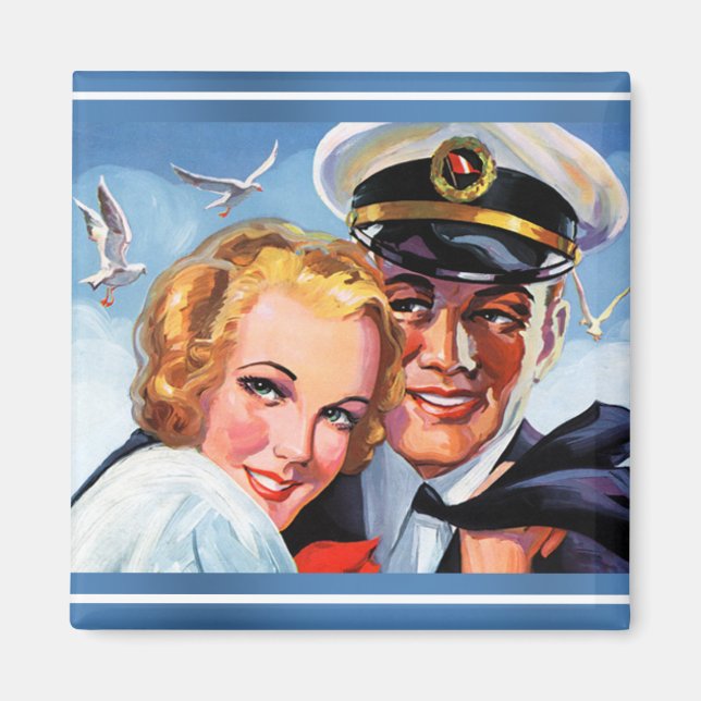 I Love My Soldier Magnet (Front)