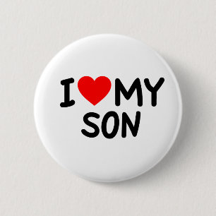 I love my Son 2 Inch Round Button