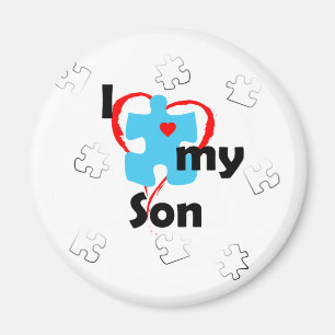 I Love My Son - Autism Magnet