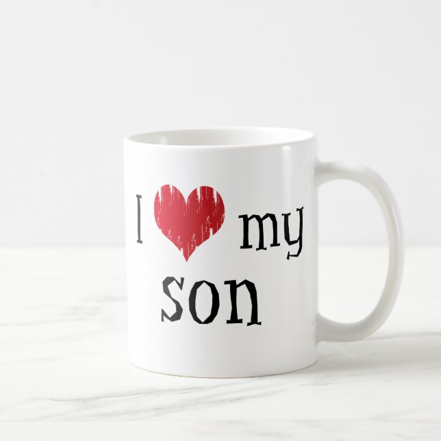 I love my son coffee mug (Right)