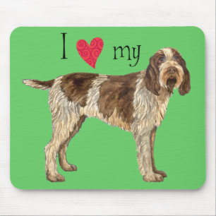 I Love my Spinone Italiano Mouse Pad