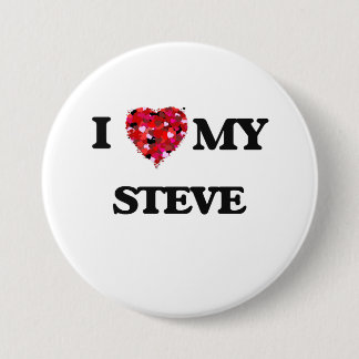 I love my Steve 3 Inch Round Button
