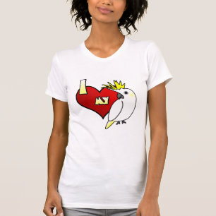 I Love my Sulphur Crested Cockatoo T-Shirt