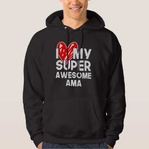 I Love My Super Awesome AMA Best Friend Family Mat Hoodie