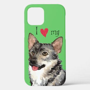 I Love my Swedish Vallhund iPhone 12 Case