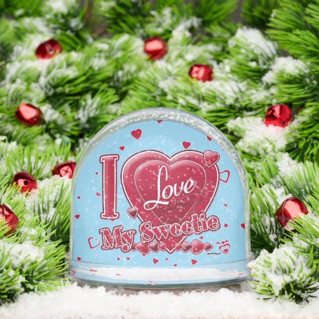 I Love My Sweetie red - hearts (Noël)