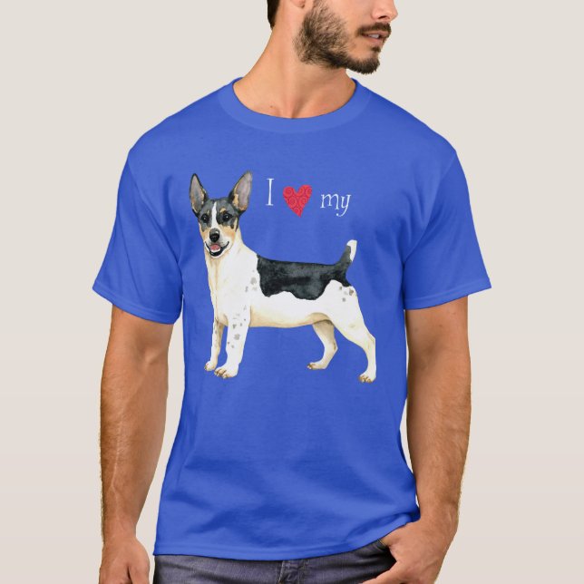 I Love my Teddy Roosevelt Terrier T-Shirt (Front)