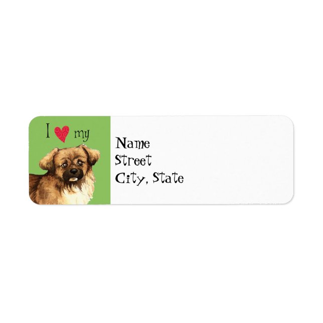 I Love my Tibetan Spaniel (Front)