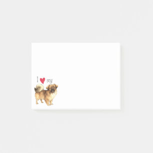I Love my Tibetan Spaniel Post-it Notes