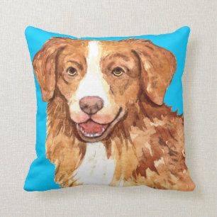 I Love my Toller Throw Pillow