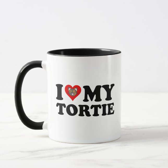 I Love My Tortie Mug (Left)