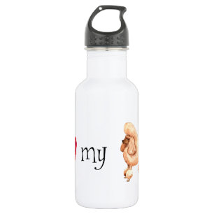I Love my Toy Poodle 532 Ml Water Bottle