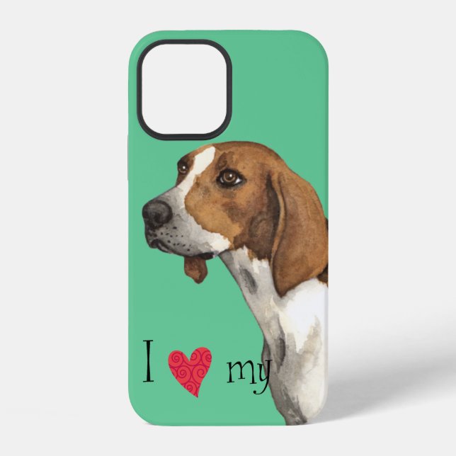 I Love my Treeing Walker iPhone Case (Back)