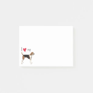 I Love my Treeing Walker Post-it Notes