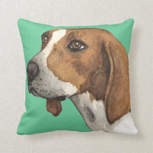I Love my Treeing Walker Throw Pillow