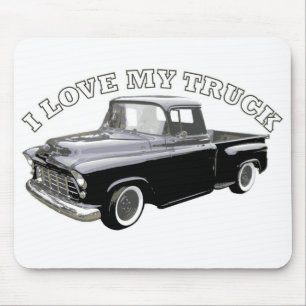 I Love My Truck Mouse Pad