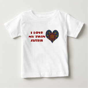 I Love My Twin Sister, toddler shirt