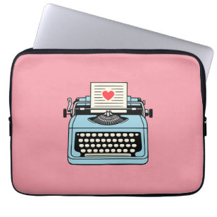 I Love my typewriter Laptop Sleeve
