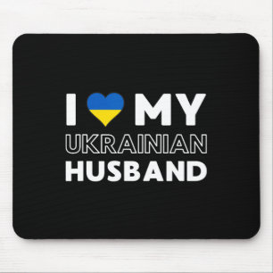 I Love My Ukrainian Husnd Mouse Pad