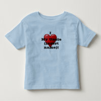 I Love My Uncle (name) Child's Heart T Shirt