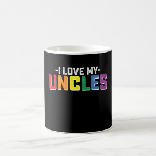 I Love My Uncles Pride Gay Lesbian Family Matching Coffee Mug