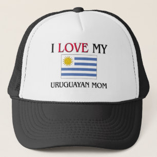 I Love My Uruguayan Mom Trucker Hat