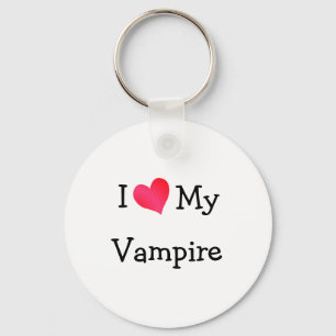 I Love My Vampire Keychain