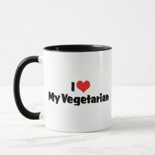 I Love My Vegetarian Mug