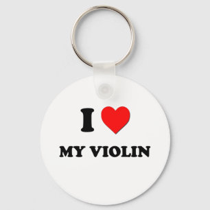 I love My Violin Keychain