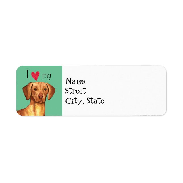 I Love my Vizsla (Front)