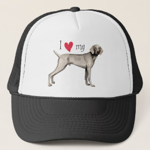 I Love my Weimaraner Trucker Hat