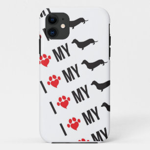 I LOVE MY WEINER CELL PHONE CASE