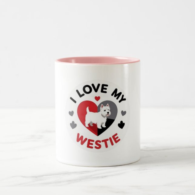 I Love My Westie Dog Mug (Center)
