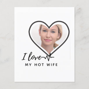 I Love My WIFE - Best friend Personalized PHOTO Flyer