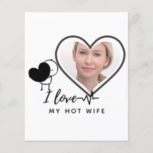 I Love My WIFE - Best friend Personalized PHOTO Flyer