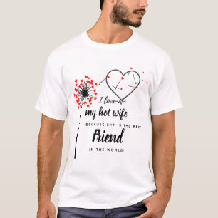 I Love My WIFE - Best friend Personalized PHOTO T-Shirt