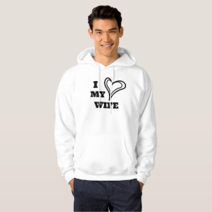 I Love My Wife Custom Hoodie